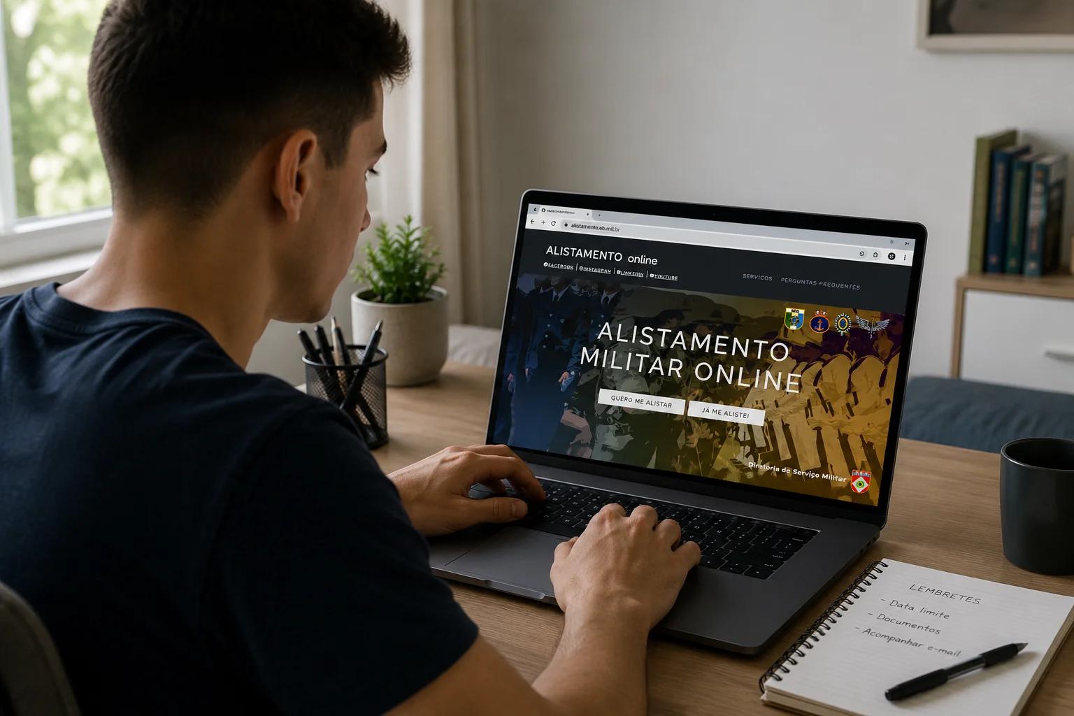 Representação visual da etapa Alistamento
